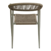 Fagen fotoliu stivuitor Auriu aluminiu-rattan pe Natural, 56x60x78 cm, perspectiva suplimentara