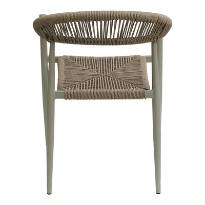 Fagen fotoliu stivuitor Auriu aluminiu-rattan pe Natural, 56x60x78 cm, perspectiva suplimentara