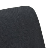 fotoliu-bed Flexa stofă, negru, 85x92x84 cm - Negru
