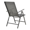 Fotoliu Candor metal antracit si textil, Gri, 65x56x106 cm, imagine suplimentara