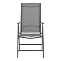 Fotoliu Candor metal antracit si textil, Gri, 65x56x106 cm, perspectiva suplimentara