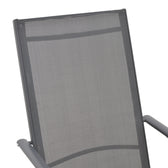 Fotoliu Candor metal antracit si textil, Gri, 65x56x106 cm, foto produs 6