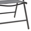 Fotoliu Candor metal antracit si textil, Gri, 65x56x106 cm, foto produs 8