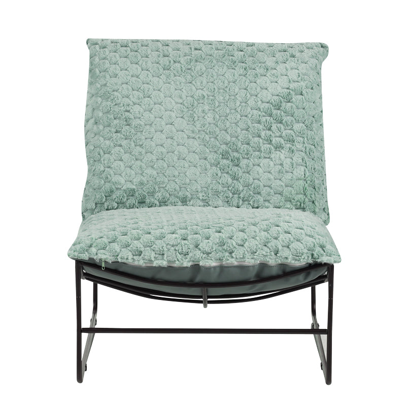 Fotoliu Chopie tesatura verde, deschis, 77x90x83 cm, perspectiva suplimentara