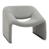 Fotoliu Clous boucle tesatura Gri 86 x 77 x 74 cm