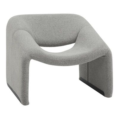 Fotoliu Clous boucle tesatura Gri 86 x 77 x 74 cm