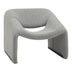 Fotoliu Clous boucle tesatura Gri 86 x 77 x 74 cm