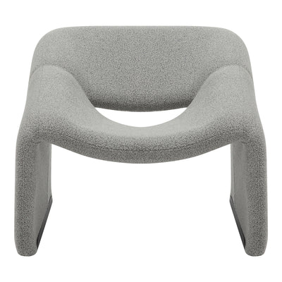 Fotoliu Clous boucle tesatura, Gri, 86x77x74 cm, perspectiva suplimentara