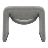 Fotoliu Clous boucle tesatura, Gri, 86x77x74 cm, foto produs