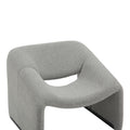 Fotoliu Clous boucle tesatura, Gri, 86x77x74 cm, foto produs 6