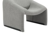 Fotoliu Clous boucle tesatura, Gri, 86x77x74 cm, foto produs 7