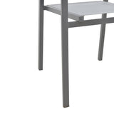 Fotoliu exterior Confidence, metal si textilene, 54x54x86 cm - Antracit