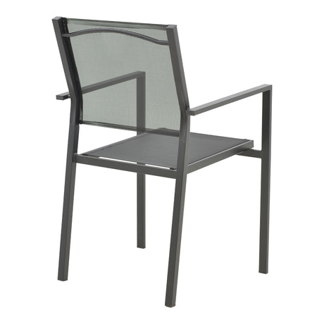 Fotoliu Confidence metal negru si textil, negru, 54x54x86 cm