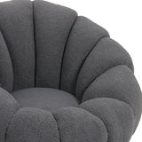 Scaun cu brate pivotant Nester, Diverse culori, 98x97x69 cm - Gri