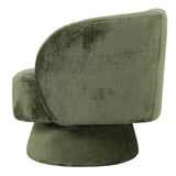 Fotoliu rotativ, gri închis, 78x81x77 cm - Verde