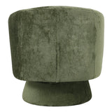 Fotoliu rotativ, gri închis, 78x81x77 cm - Verde