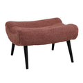 Fotoliu cu taburet Silla, Mar putred, Roz, 97x80x100 cm, foto produs