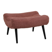 Fotoliu cu taburet Silla, Mar putred, Roz, 97x80x100 cm, foto produs