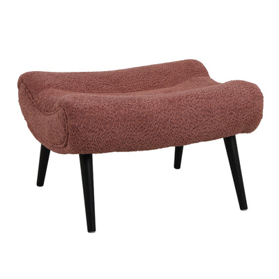 Fotoliu cu taburet Silla, Mar putred, Roz, 97x80x100 cm, foto produs