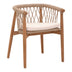 scaun de exterior Fotoliu de gradina Abby Boho Natural 60x58x78 cm