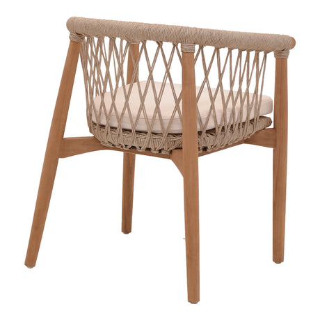 Fotoliu de gradina Abby Boho, Natural, 60x58x78 cm