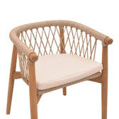Fotoliu de gradina Abby Boho, Natural, 60x58x78 cm, foto produs 6