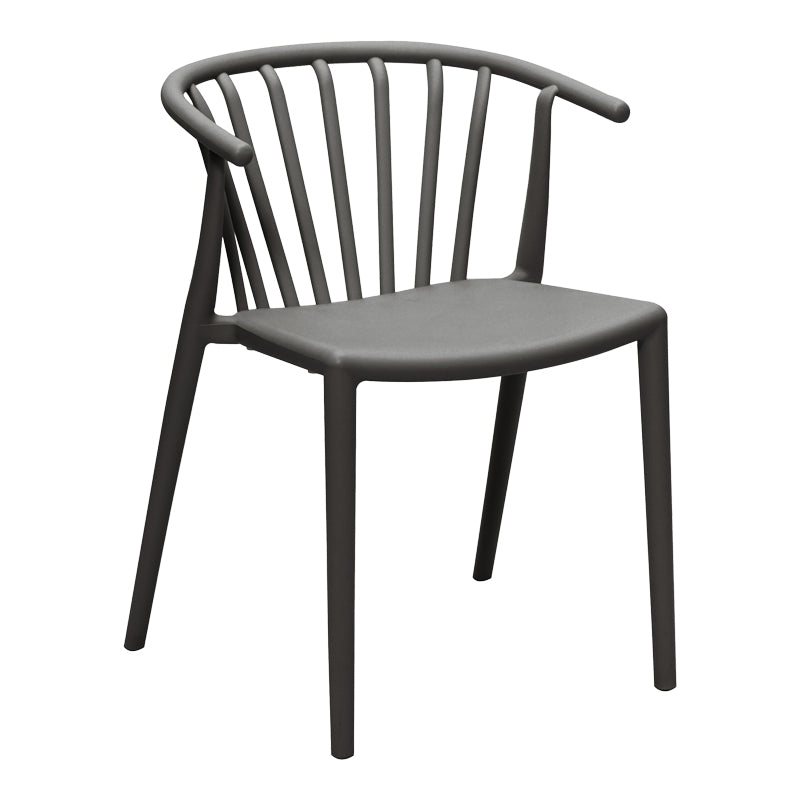 Fotoliu de gradina Armchair, Gri inchis, 55x53x73 cm