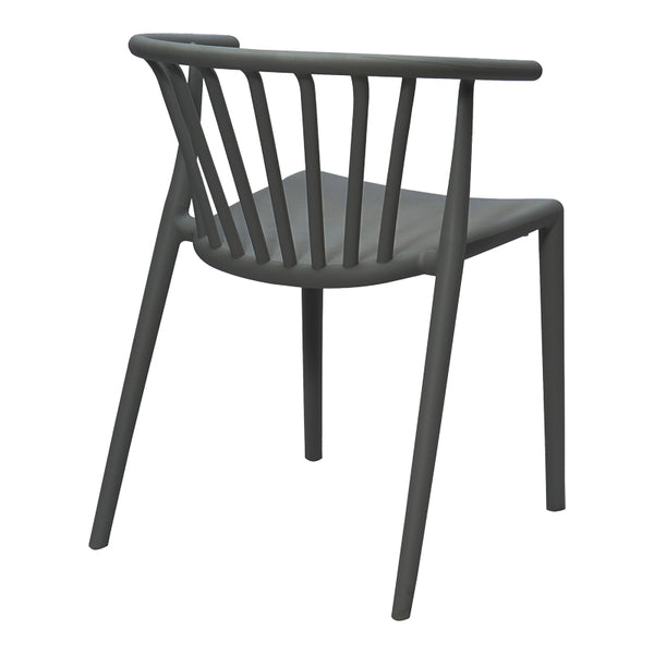 Fotoliu de gradina Armchair, Gri inchis, 55x53x73 cm