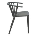 Fotoliu de gradina Armchair, Gri inchis, 55x53x73 cm, detaliu produs