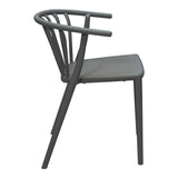 Fotoliu de gradina Armchair, Gri inchis, 55x53x73 cm