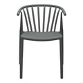 Fotoliu de gradina Armchair, Gri inchis, 55x53x73 cm, perspectiva suplimentara