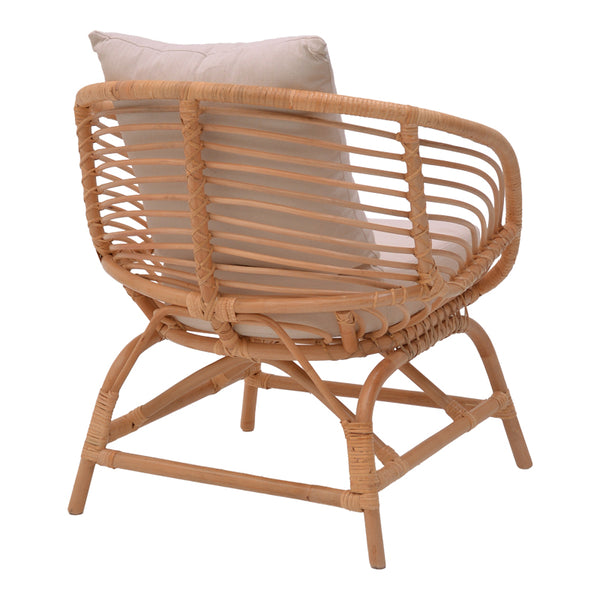 Fotoliu de gradina Caxen Boho, Natural, 72x63x75 cm
