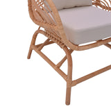 Fotoliu de gradina Caxen Boho, Natural, 72x63x75 cm