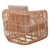 Fotoliu de gradina Fajole, Natural, 86x86x66 cm, imagine suplimentara
