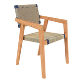 scaun de exterior Fotoliu de gradina Salama Boho Natural 57x60x85 cm