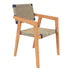 scaun de exterior Fotoliu de gradina Salama Boho Natural 57x60x85 cm