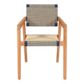 Fotoliu de gradina Salama Boho, Natural, 57x60x85 cm, perspectiva suplimentara