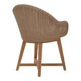 Fotoliu de gradina Solso Boho, Natural, 62x58x78 cm