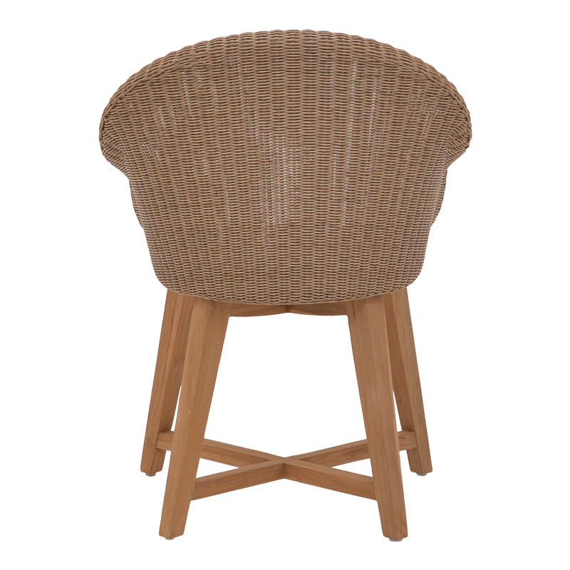 Fotoliu de gradina Solso Boho, Natural, 62x58x78 cm