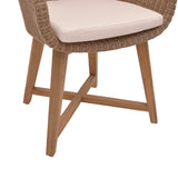 Fotoliu de gradina Solso Boho, Natural, 62x58x78 cm