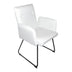 scaun Fotoliu Essential din tesatura bej de metal negru 55x59x89 cm
