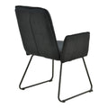 Fotoliu Essential tesatura, neagra, 56x59x89 cm, imagine suplimentara