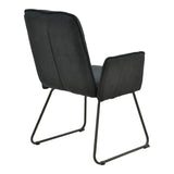 Fotoliu Essential tesatura, neagra, 56x59x89 cm