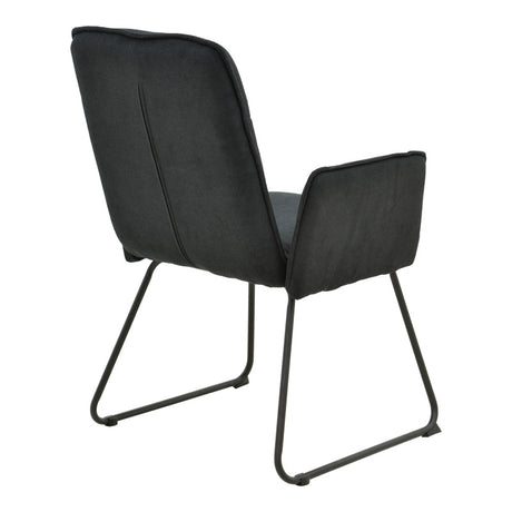 Fotoliu Essential tesatura, neagra, 56x59x89 cm
