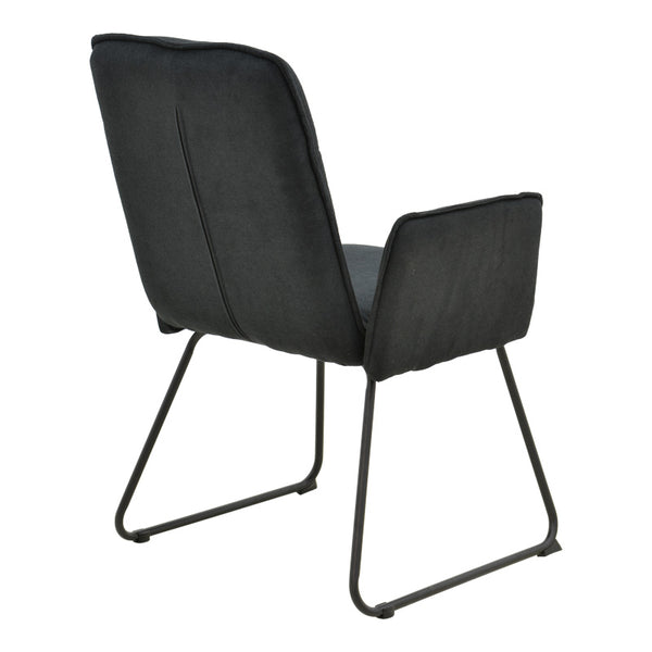 Fotoliu Essential tesatura, neagra, 56x59x89 cm