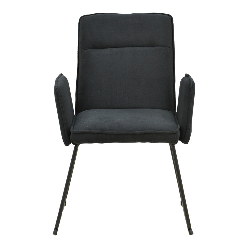 Fotoliu Essential tesatura, neagra, 56x59x89 cm