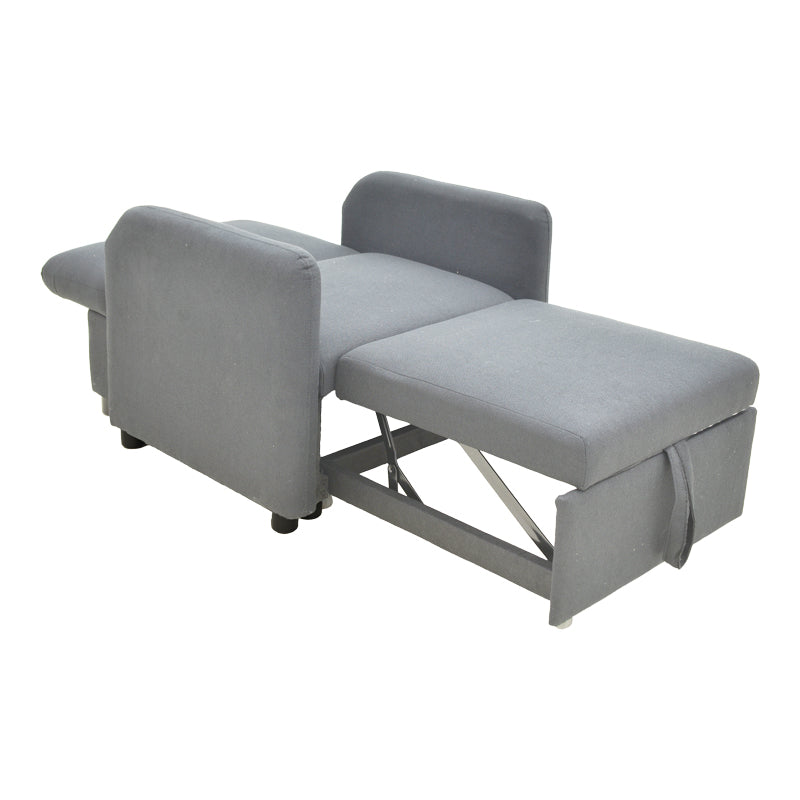 fotoliu-bed Flexa stofă, negru, 85x92x84 cm - Gri