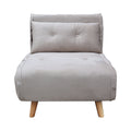 Fotoliu extensibil Josuane I, Velvet, Gri, Material: Catifea, 78x80x81 cm, perspectiva suplimentara