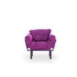 Fotoliu Extensibil Mocca, Violet, 95x70x85 cm