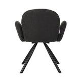 Fotoliu Garzele alb din teddy, 68x66x82 cm - Gri